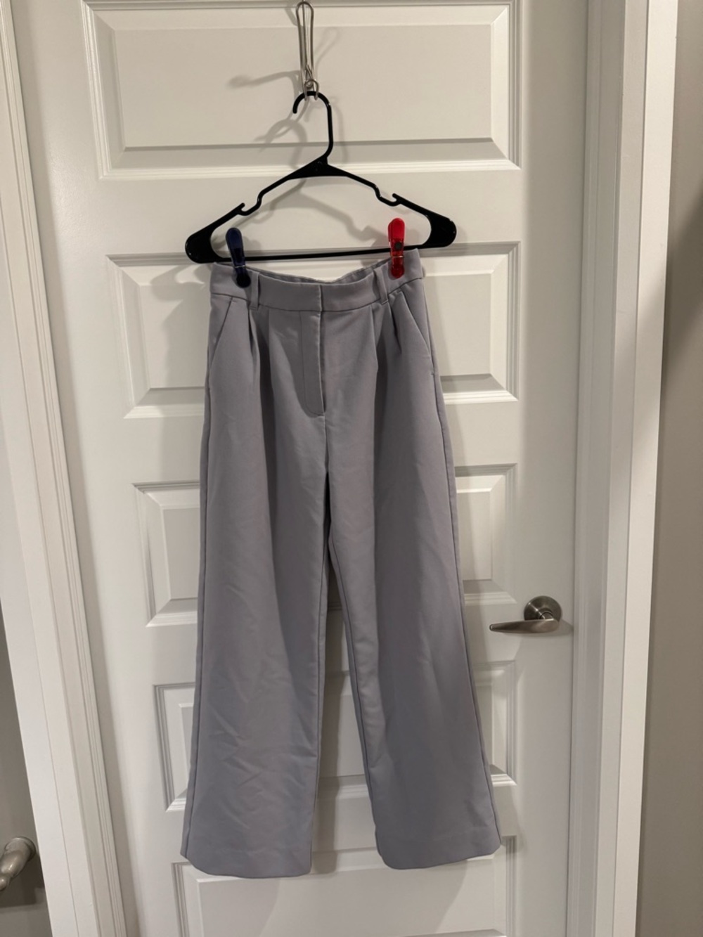 Abercrombie & Fitch Light Gray Sloane wide leg